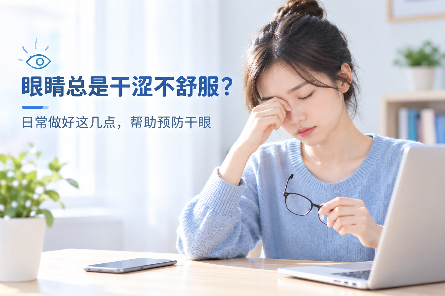 眼睛总是干涩不舒服？日常做好这几点，帮助预防干眼